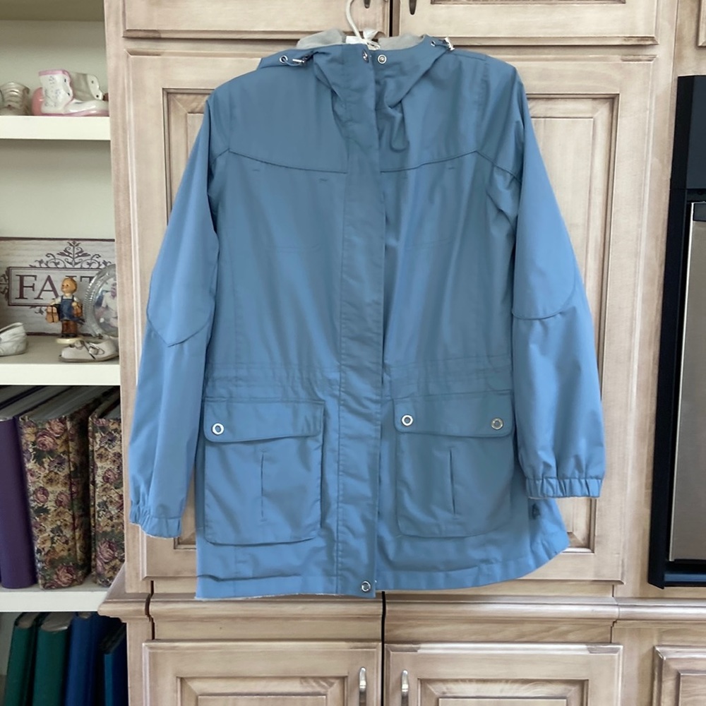 Free Country reversible coat jacket sz m dusty blue gray